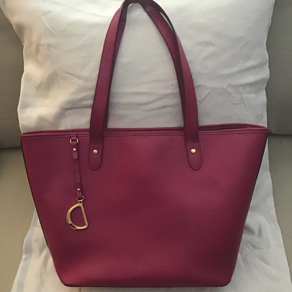 Lauren Ralpb Lauren Sloan Street Shopper Tote - Picture 1 of 13